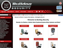 Tablet Screenshot of bulldogsecurity.com